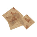 Printed high quality kraft paper  greaseproof wrapping paper  for food